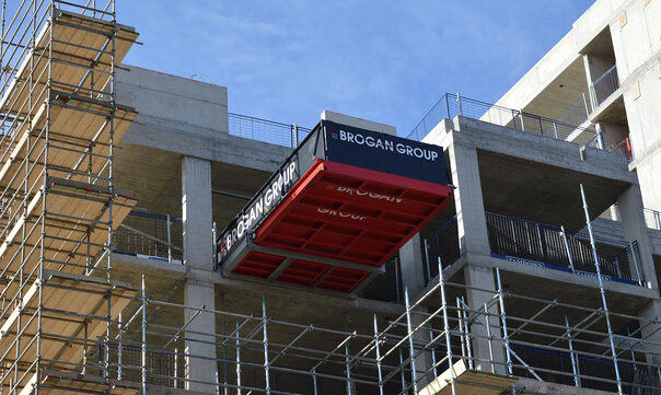 construction crane deck